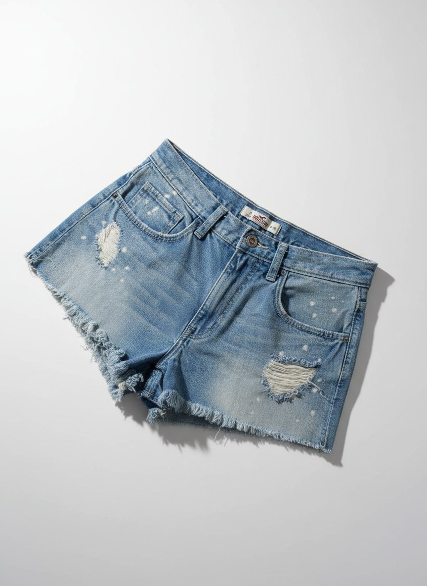 Short jeans bleu HOLLISER femme 