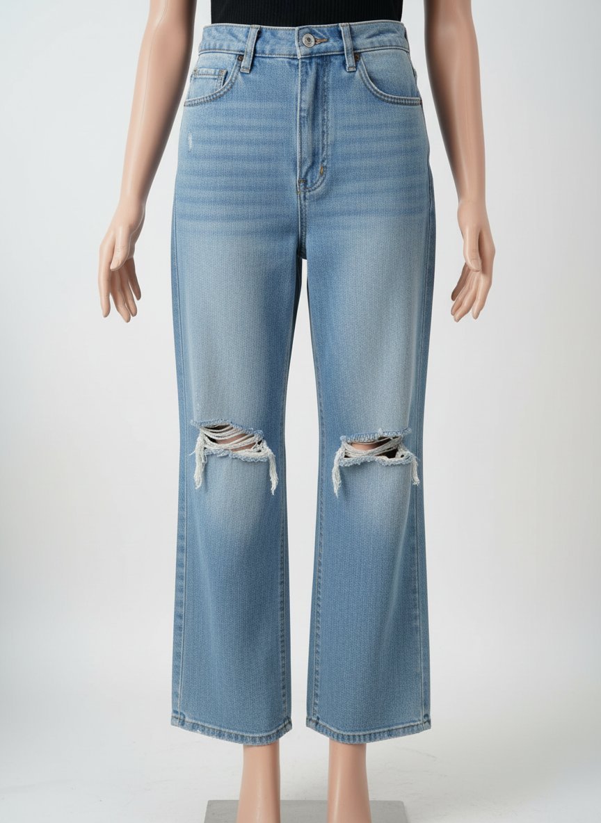 Pantalon jean bleu , état neuf