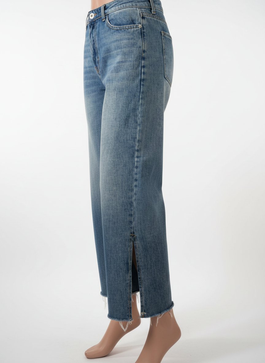 Pantalon jean bleu , Denim , état neuf
