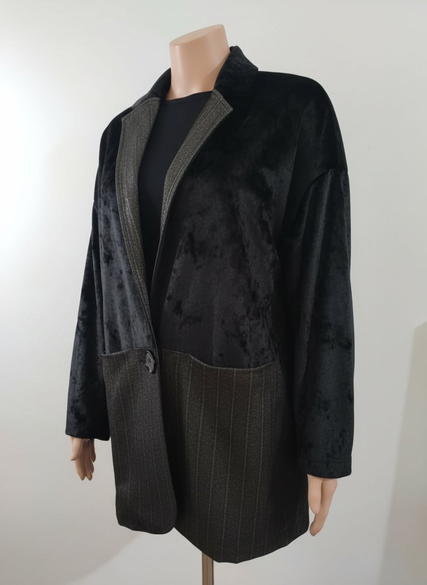 Blazer noir femme , Alesia made in italy , état neuf