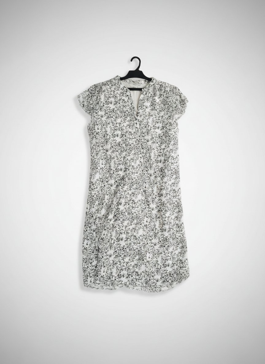 Robe courte fleurie 