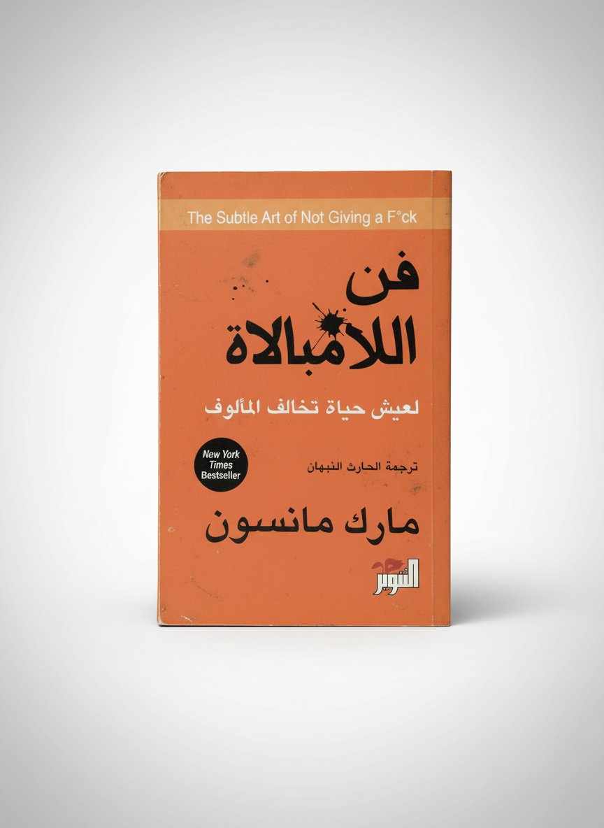 Kteb art of not giving a f*ck de mark manson en arabe 