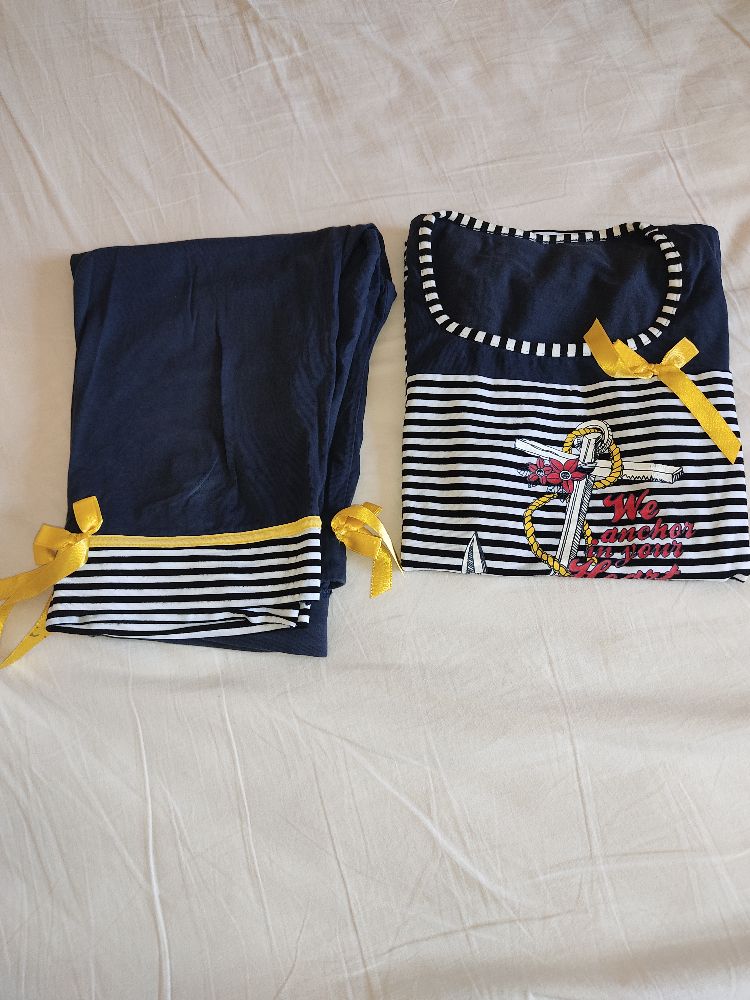 Pyjama marine⛵💛💙