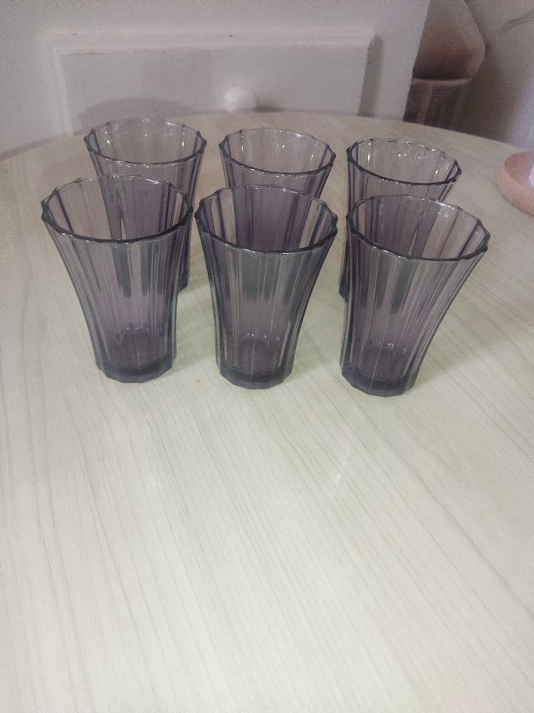 Coffret de 6 verres à thé