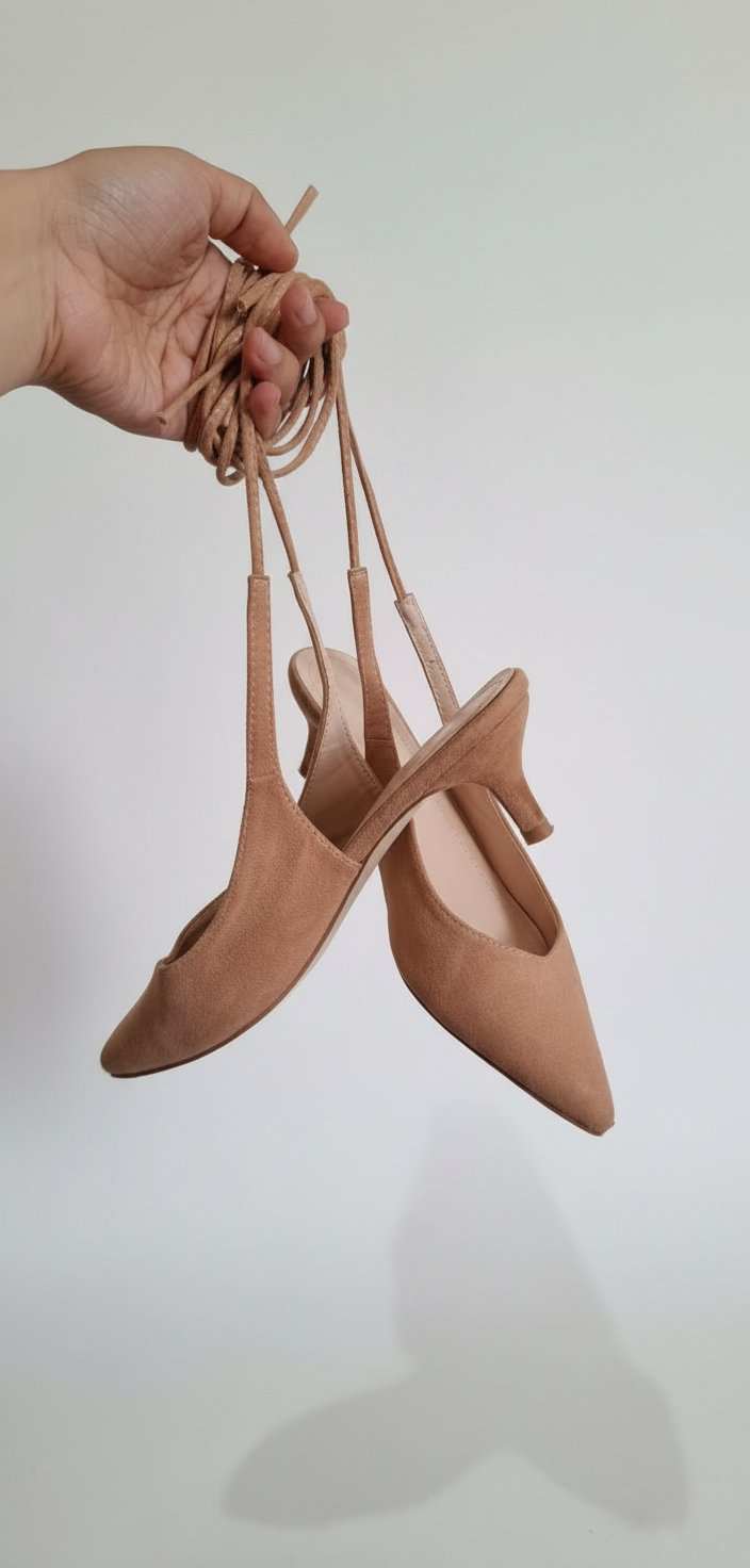 Mini talon beige 