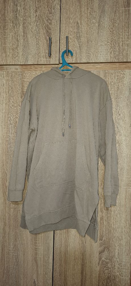 Capuche over size beige 