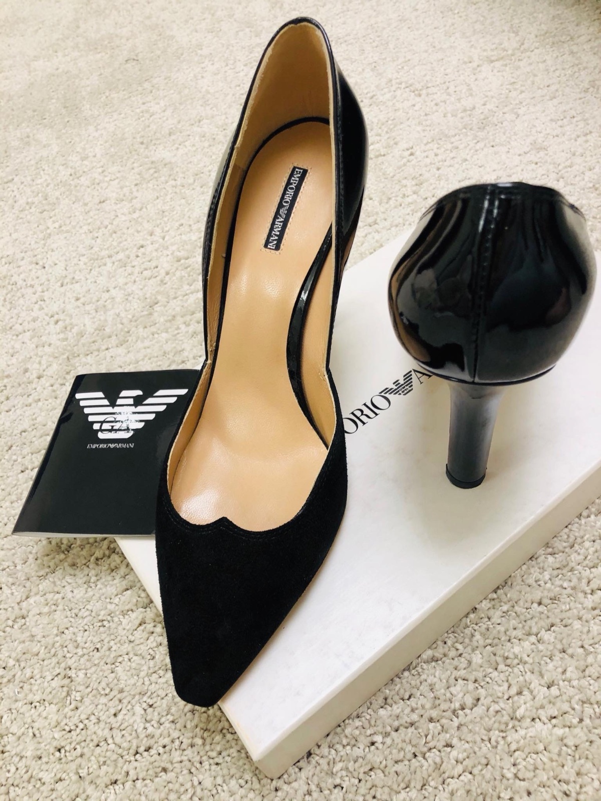 ✨Escarpins noirs en cuir- Style EMPORIO ARMANI ✨