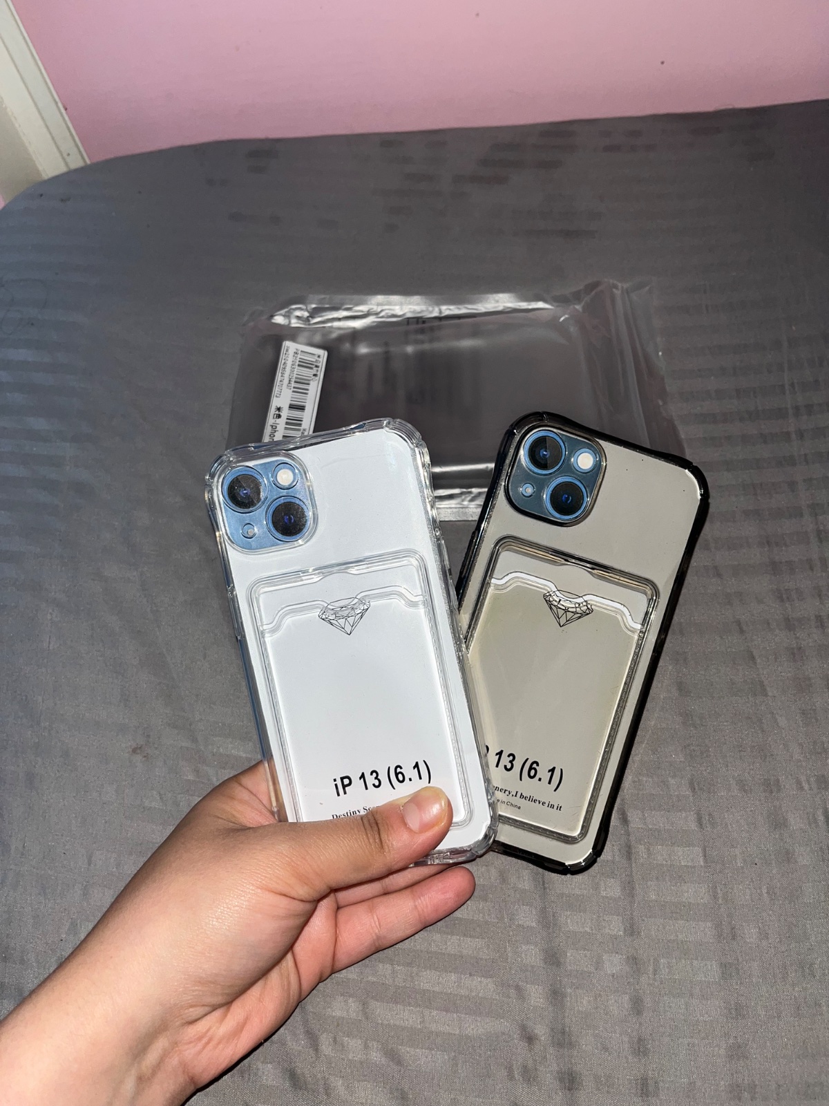 Lot de 2 coques iphone 13 