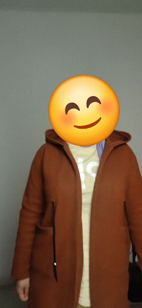 Manteau cachmir marron 