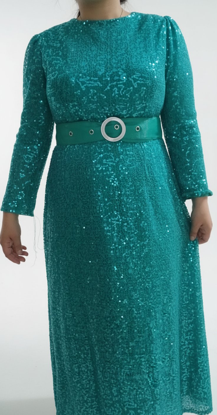 Robe soirée turquoise, la taille 40,42 