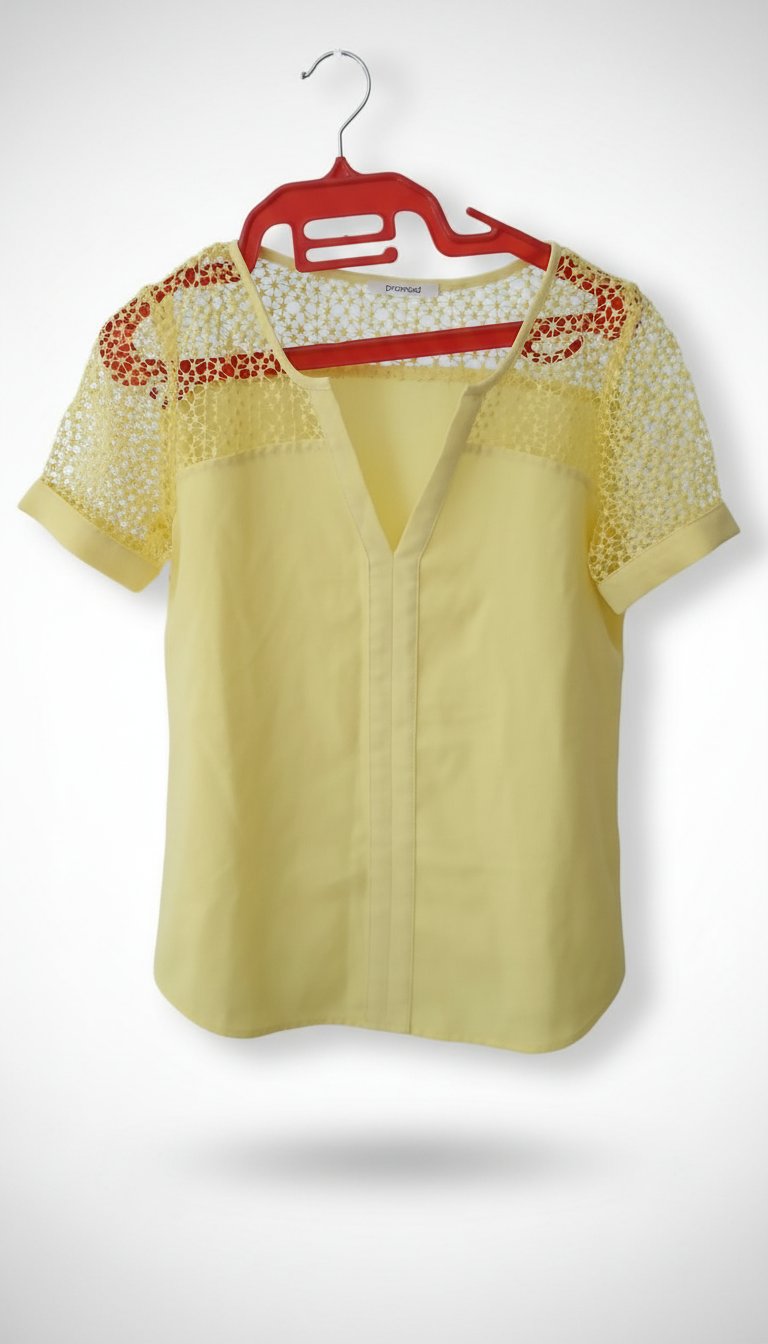 Chemise citron,sans défaut avec de défaut  de la marque promod