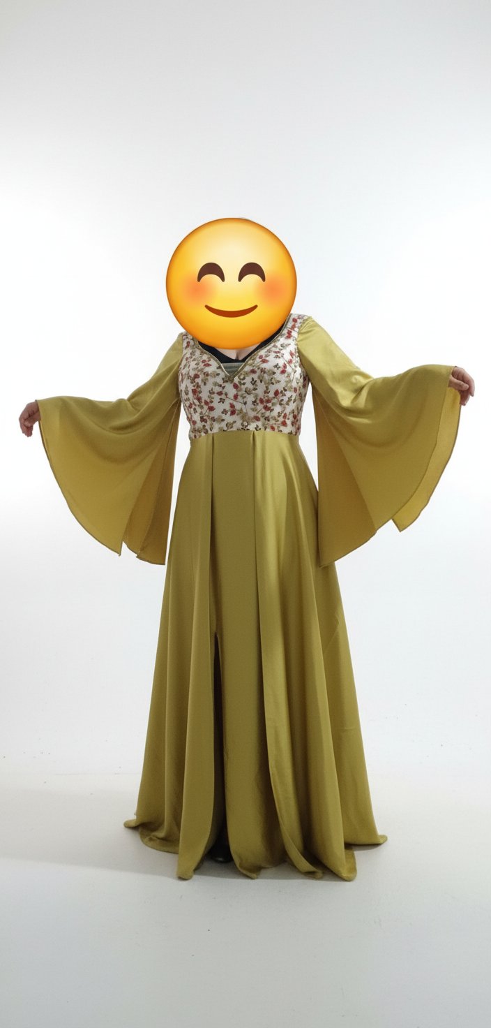 Robe soirée satin, vert kiwi, la taille 38,40 