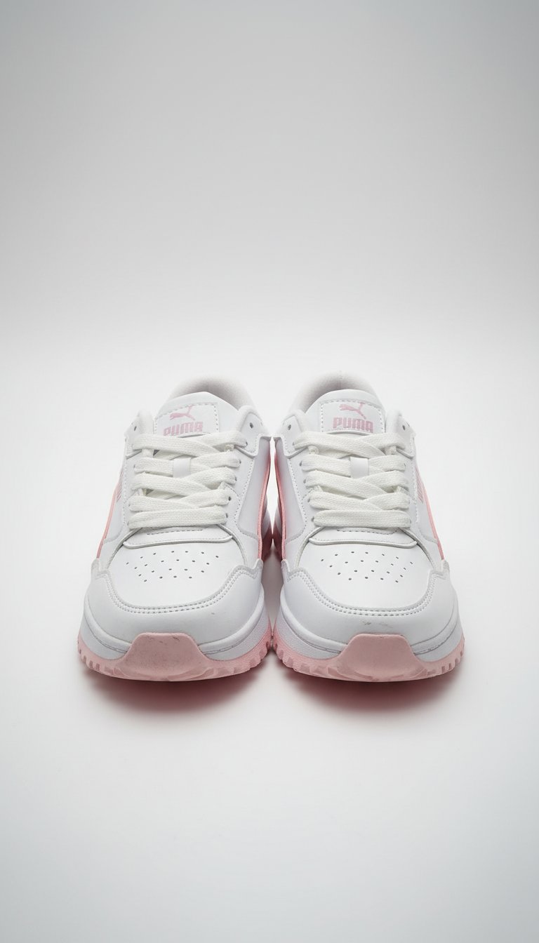 Espadrille blanc rose puma la taille 37 w fih les taille lkol