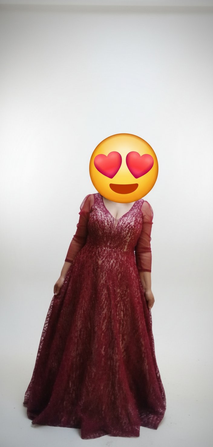 Robe soirée rouge bordeaux 