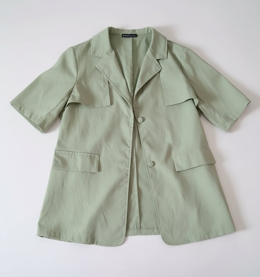 Vest vert d'eau، la taille 40,42 de la marque shein 