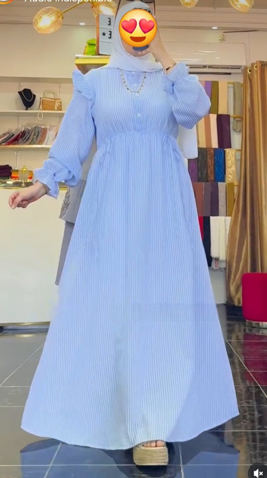 Robe rayée