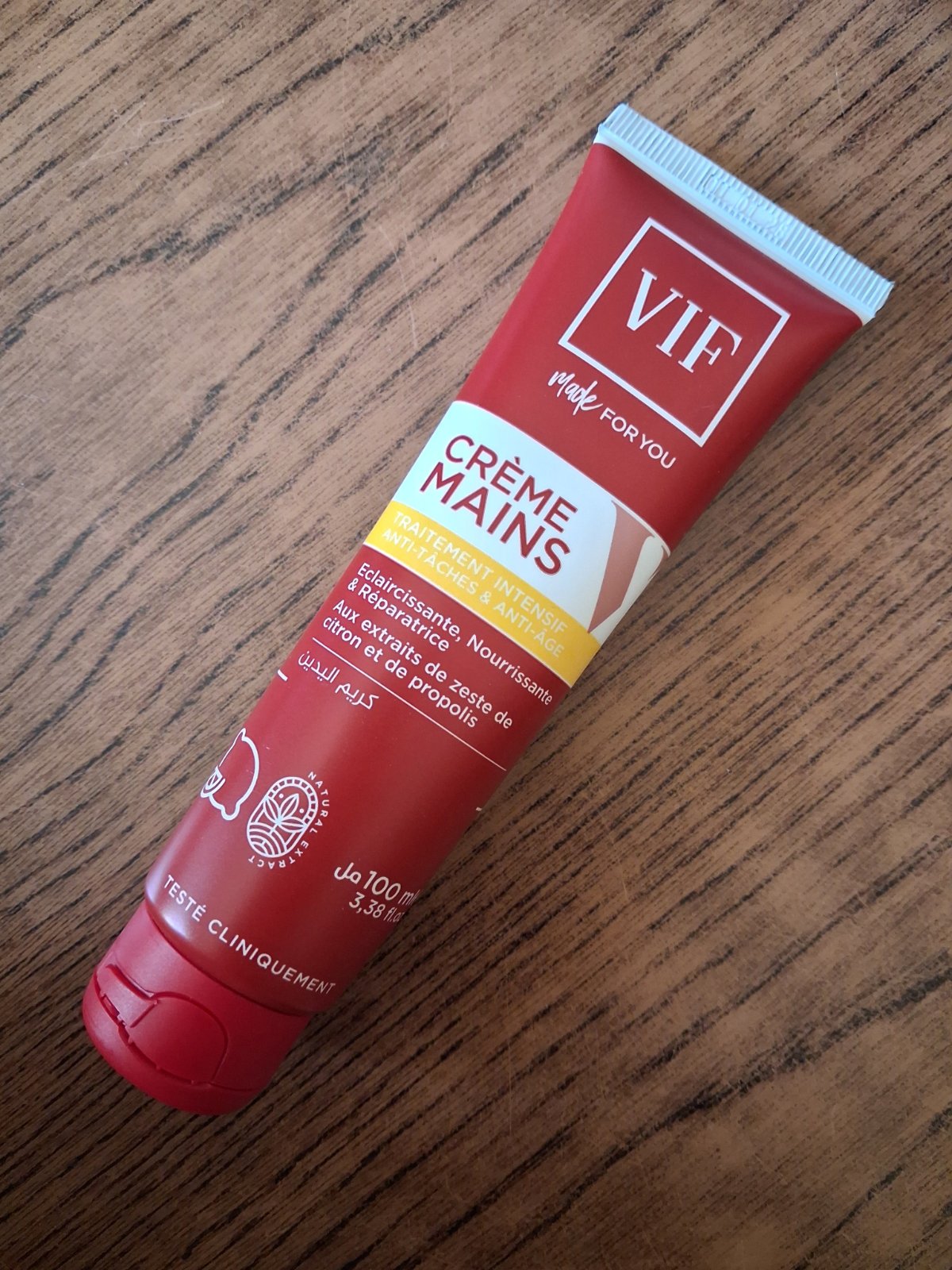 Crème à mains de VIF