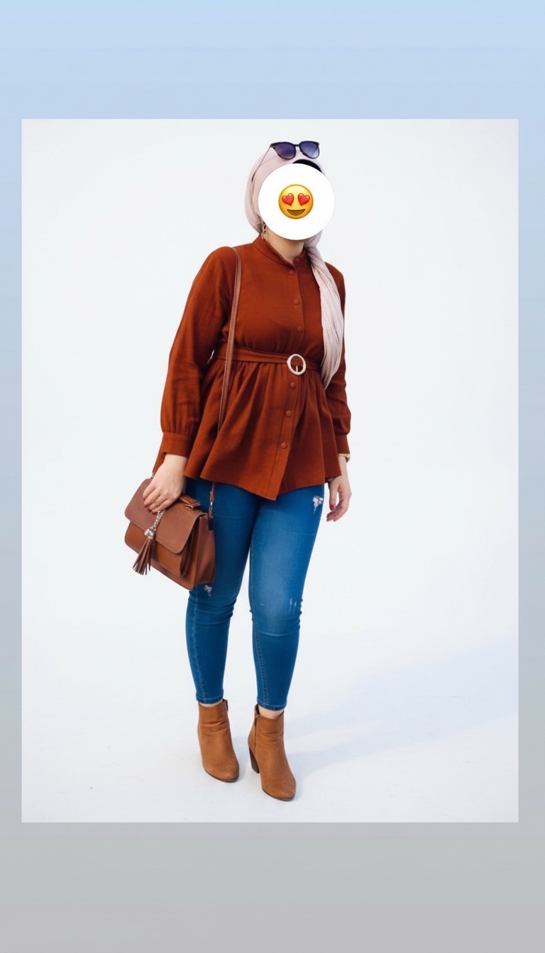 Chemise camel 