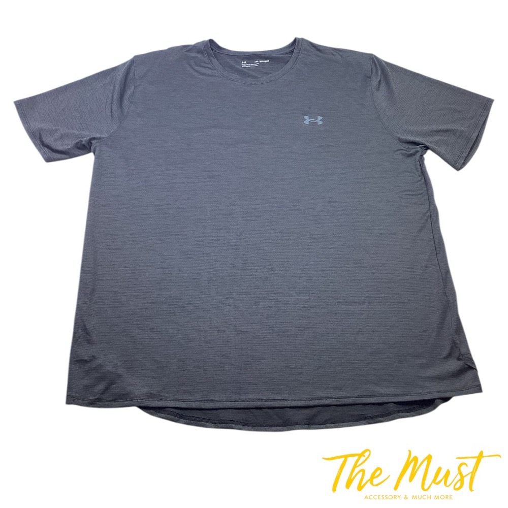 T-Shirt Homme UNDER ARMOR Gris Taille XXL Coupe Lache Comme Neuf 