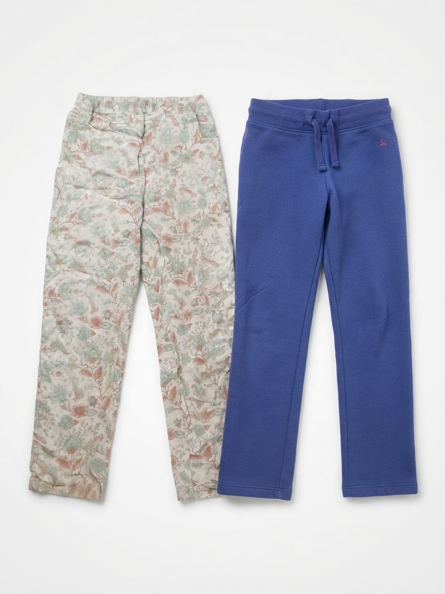 Lot 2 pantalons fille 
