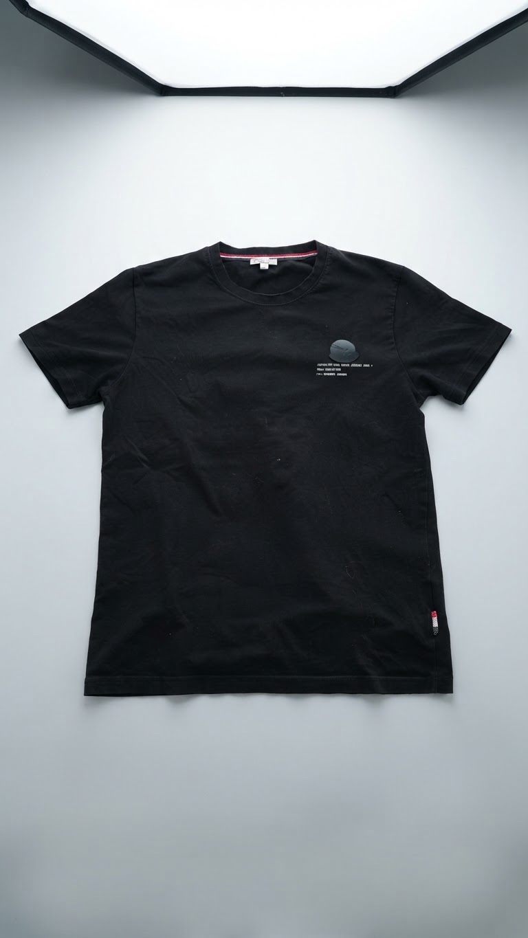 T shirt noir "MONCLER"