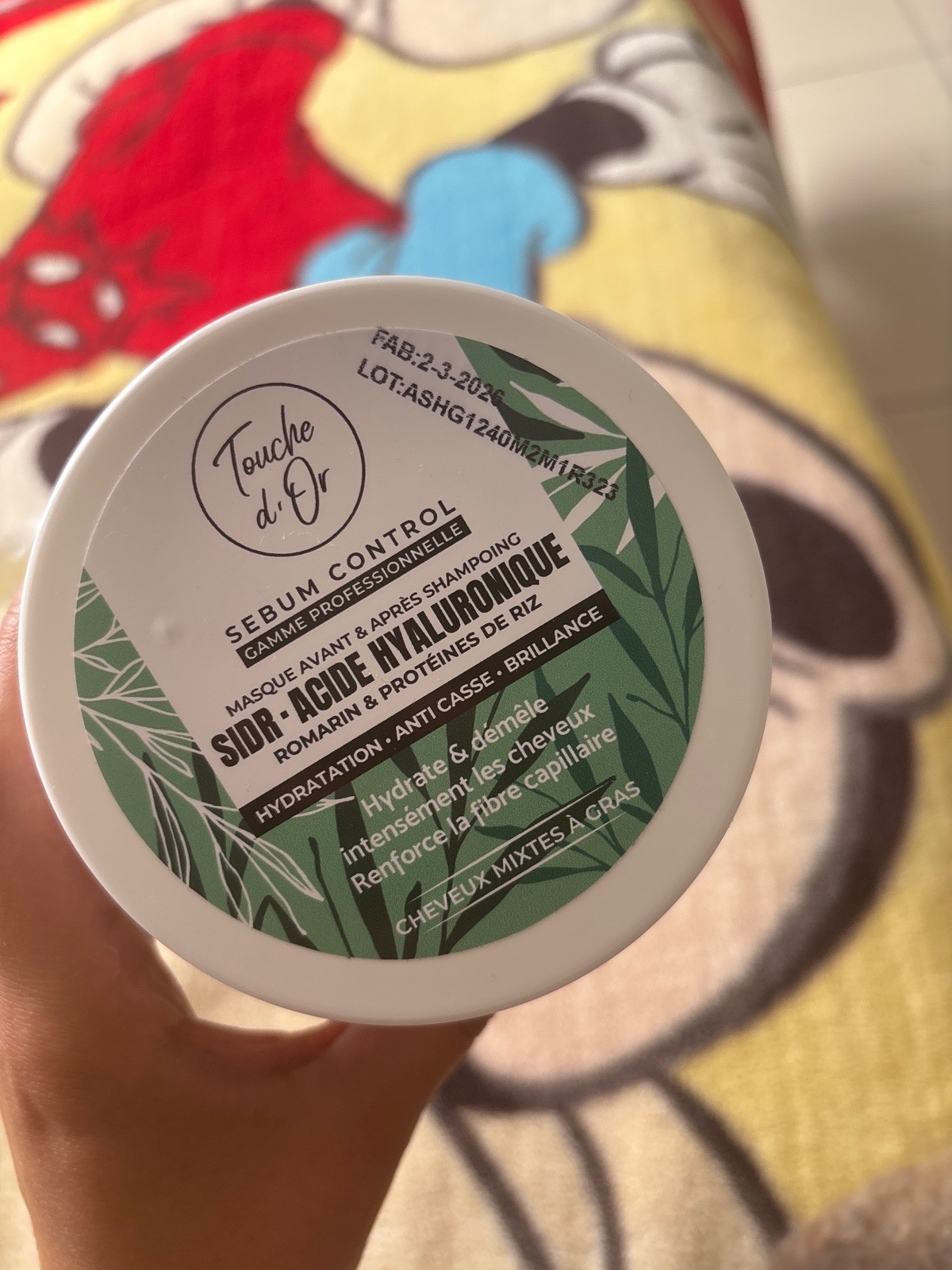 Je vends ce masque de la marque touche d'or 
