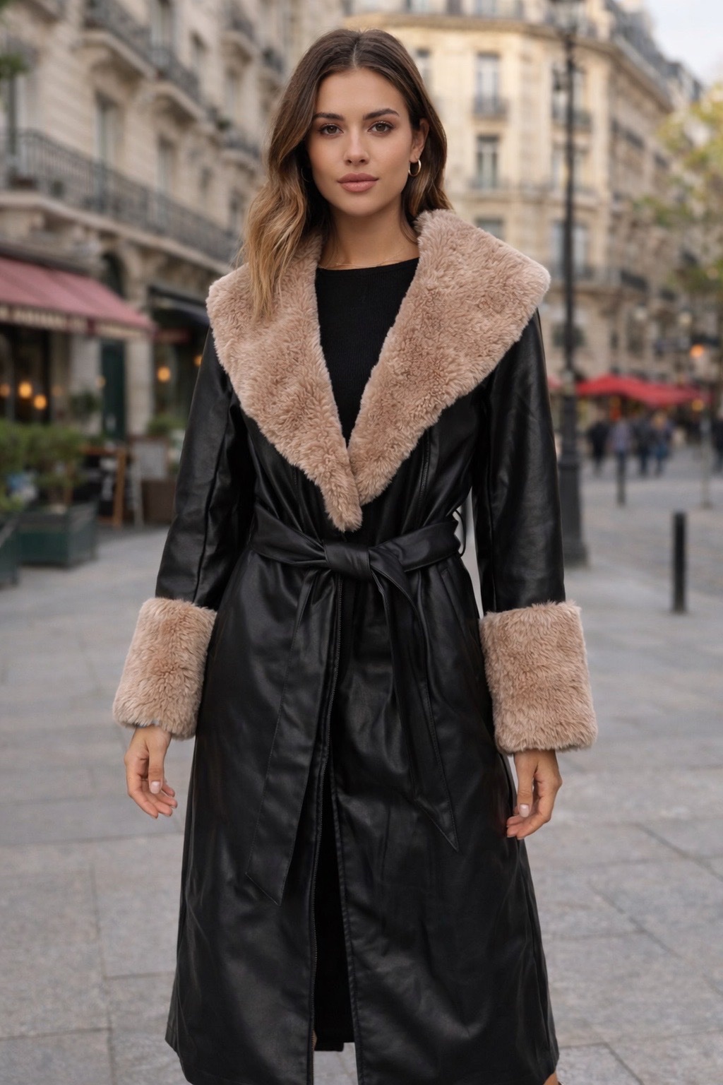Trench similicuir Shein taille taille XS/S