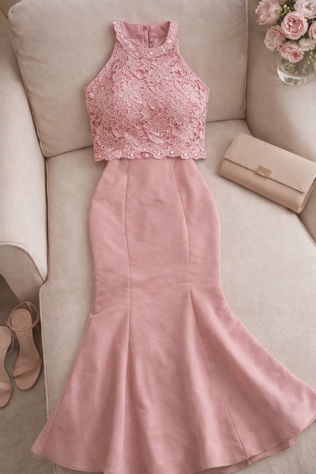 Ensemble de mariage très chic 