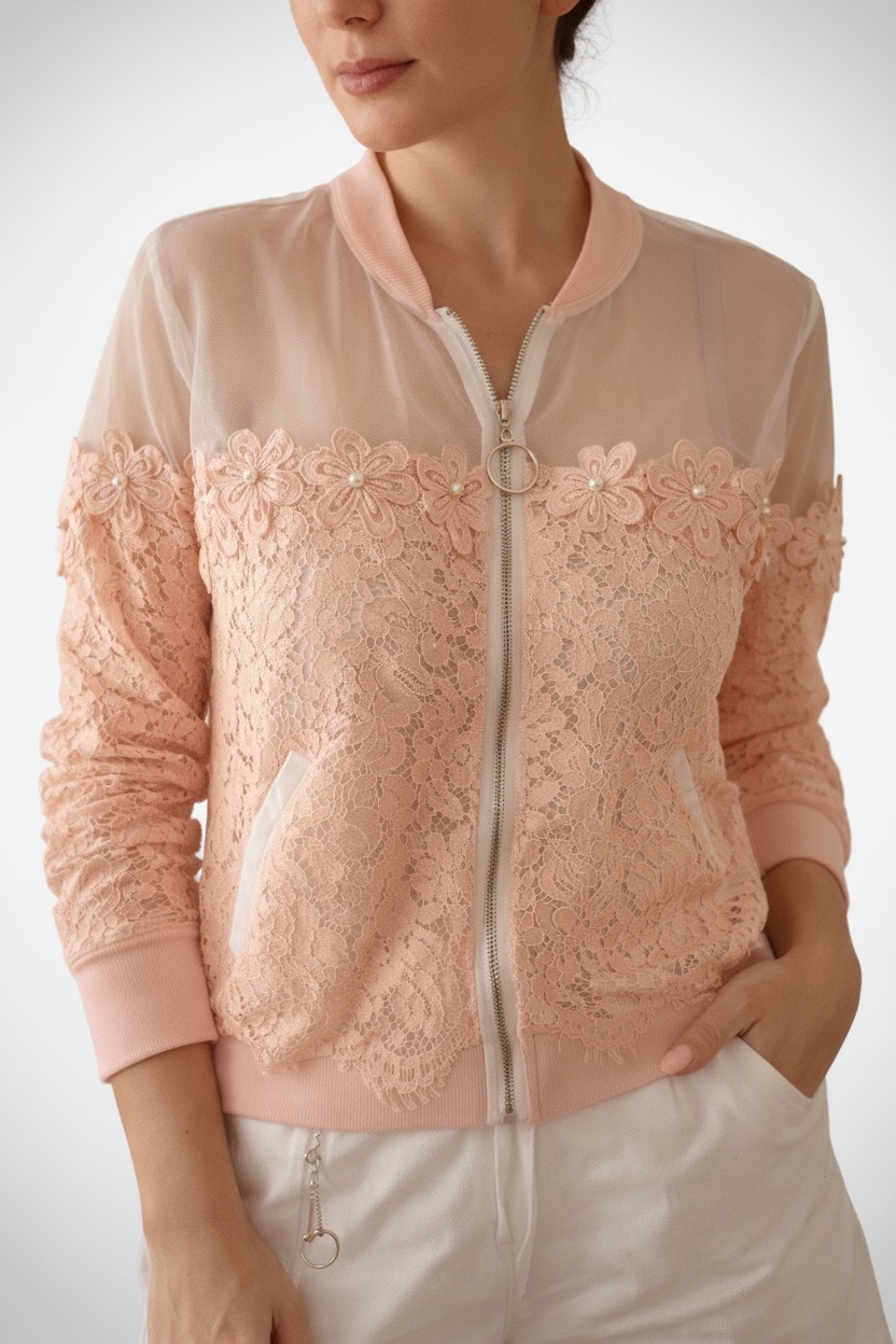 Veste en guipure de la marque Maximo Donati taille M