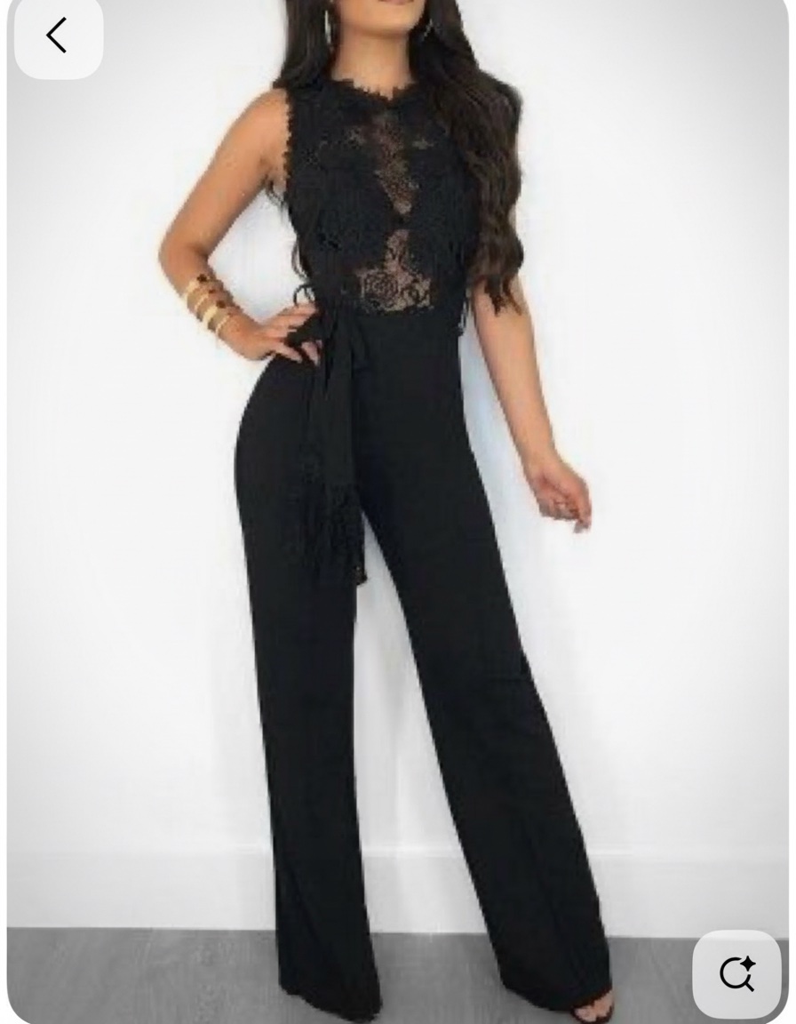 Combinaison femme soirée en dentelle taille S