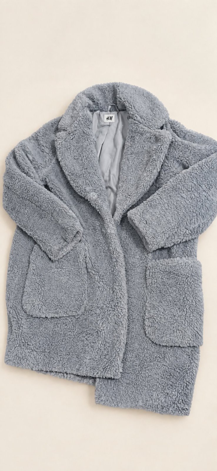 Manteau teddy h&m