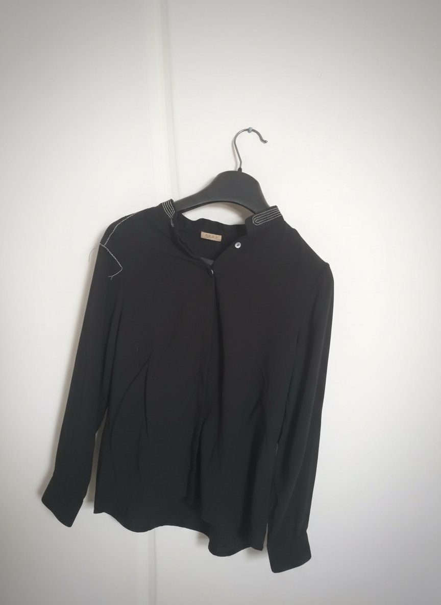 Chemise noir trois quart