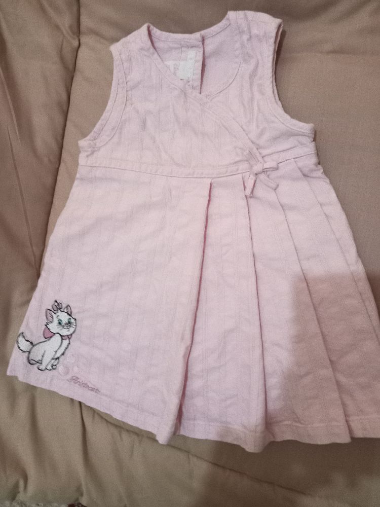 Robe rose sans manches h&m