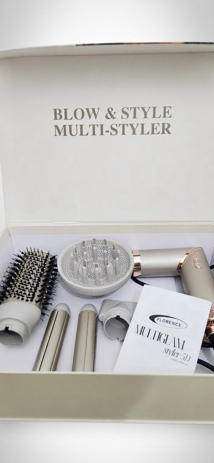 Coffret Brosse Soufflante 5 en 1 Florence 1000W