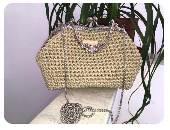 Sac à main en crochet fait main 