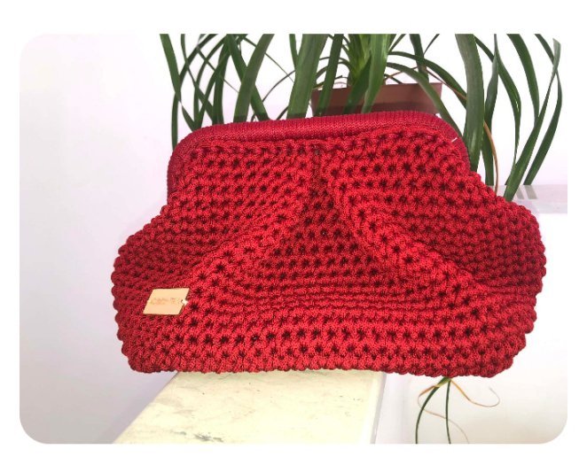 Sac à main en crochet fait main 