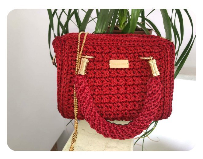 Sac à main en crochet 