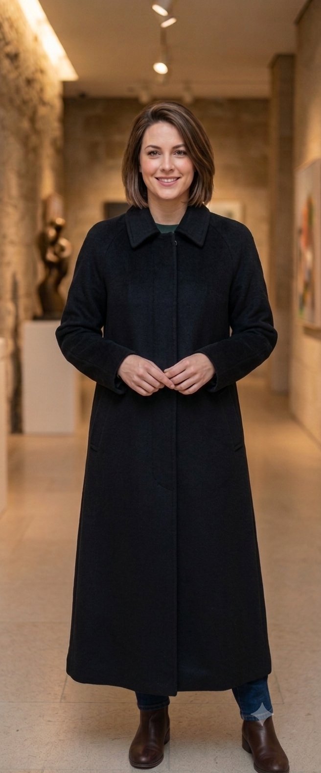  Manteau cachemire taille L