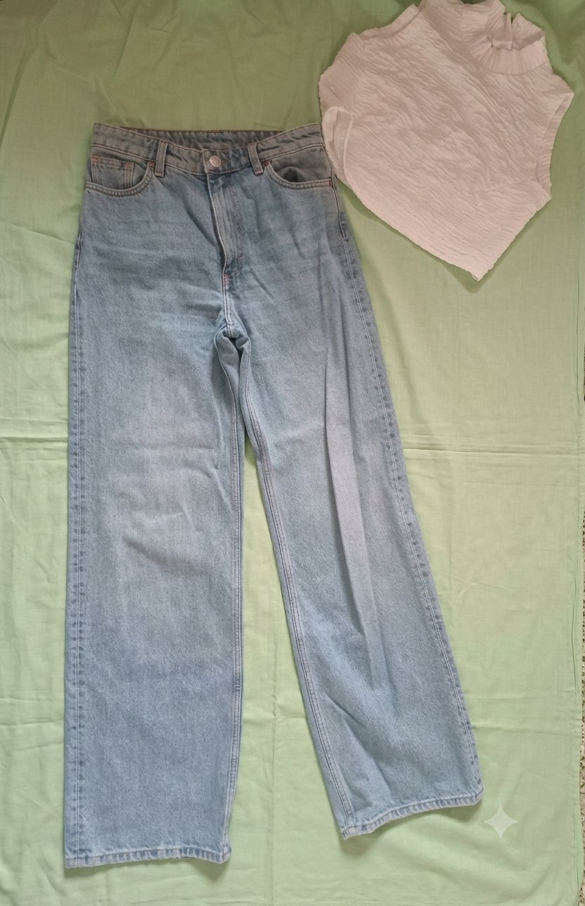Pantalon  large +chemise gratuit 