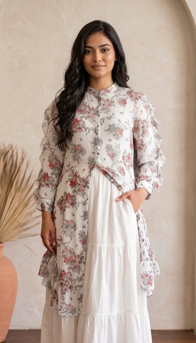 Chemise longue taille s