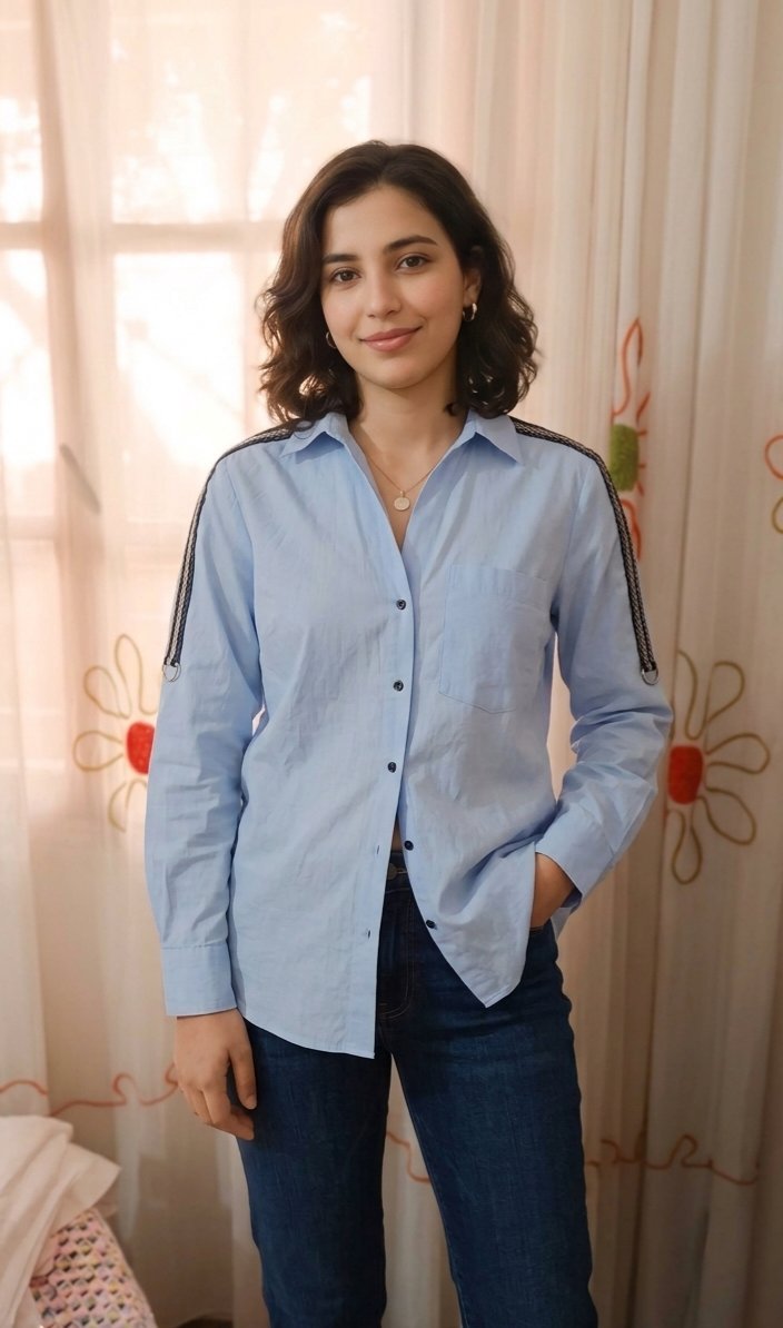 Chemise très  chic +top gratuit 💙💙