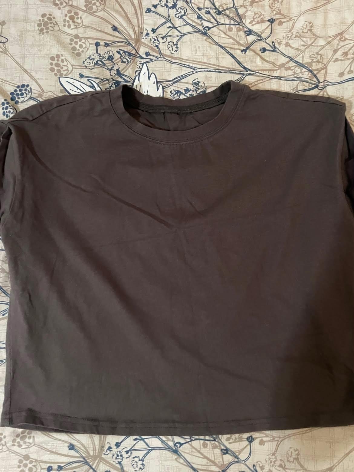 T-shirt marron 