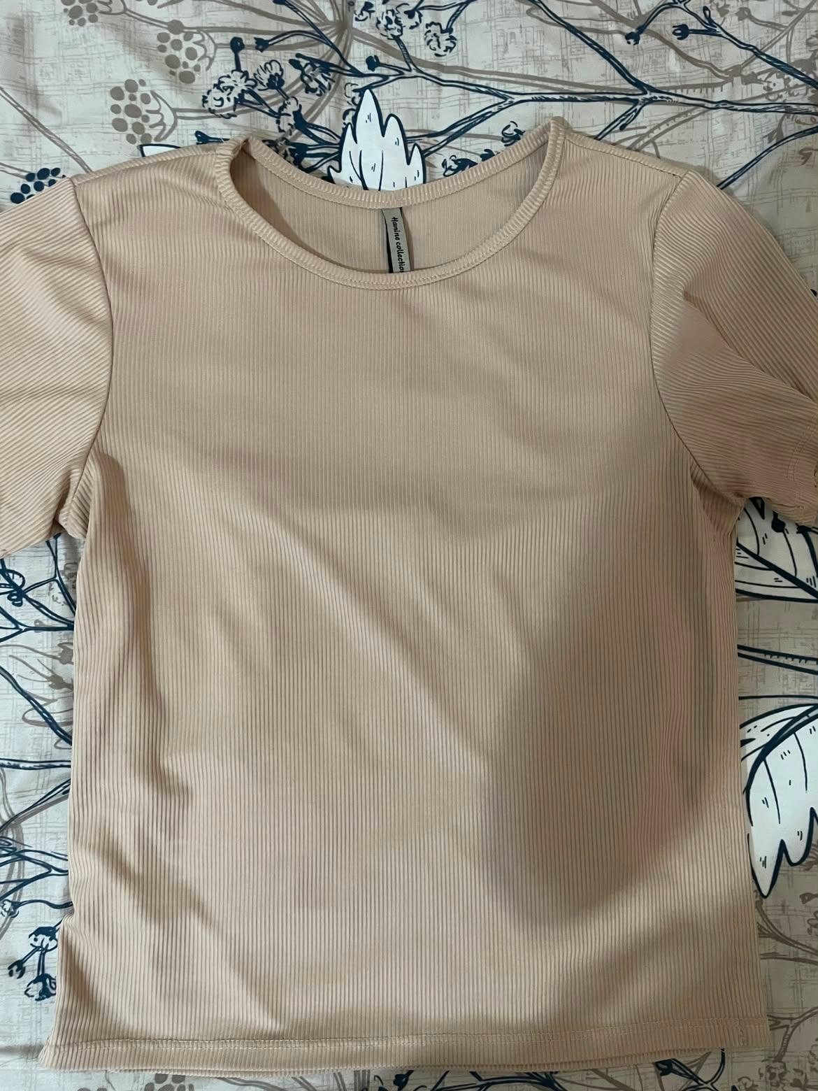 T-shirt beige 