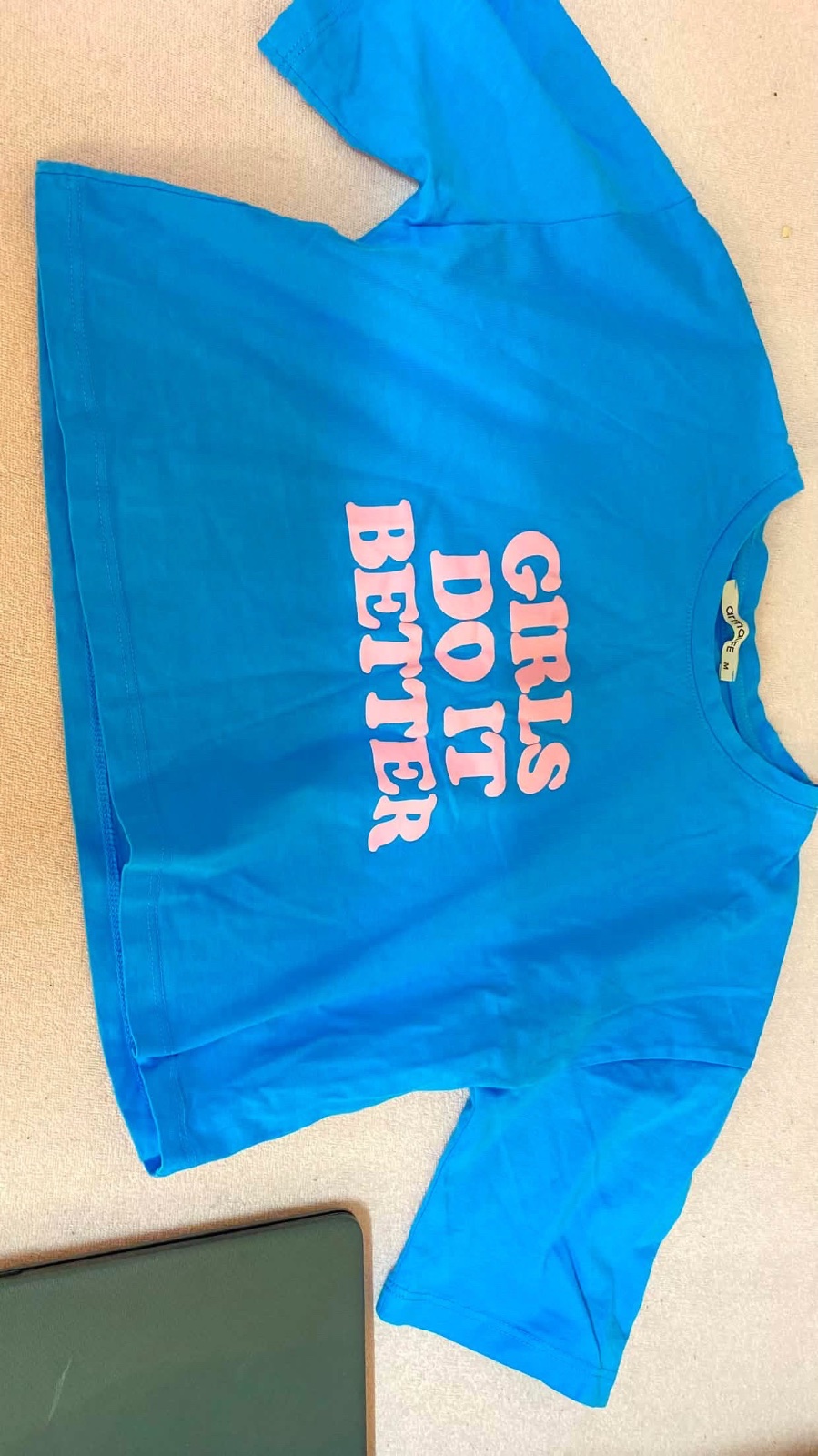 T-shirt bleu 