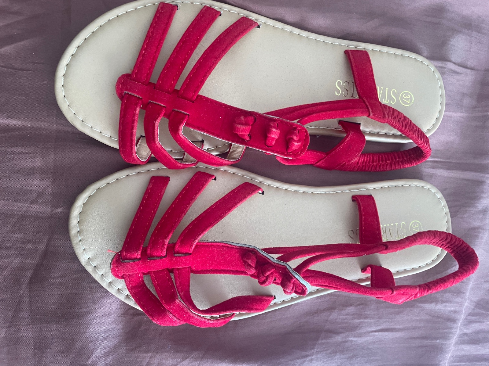 Sandales rouge