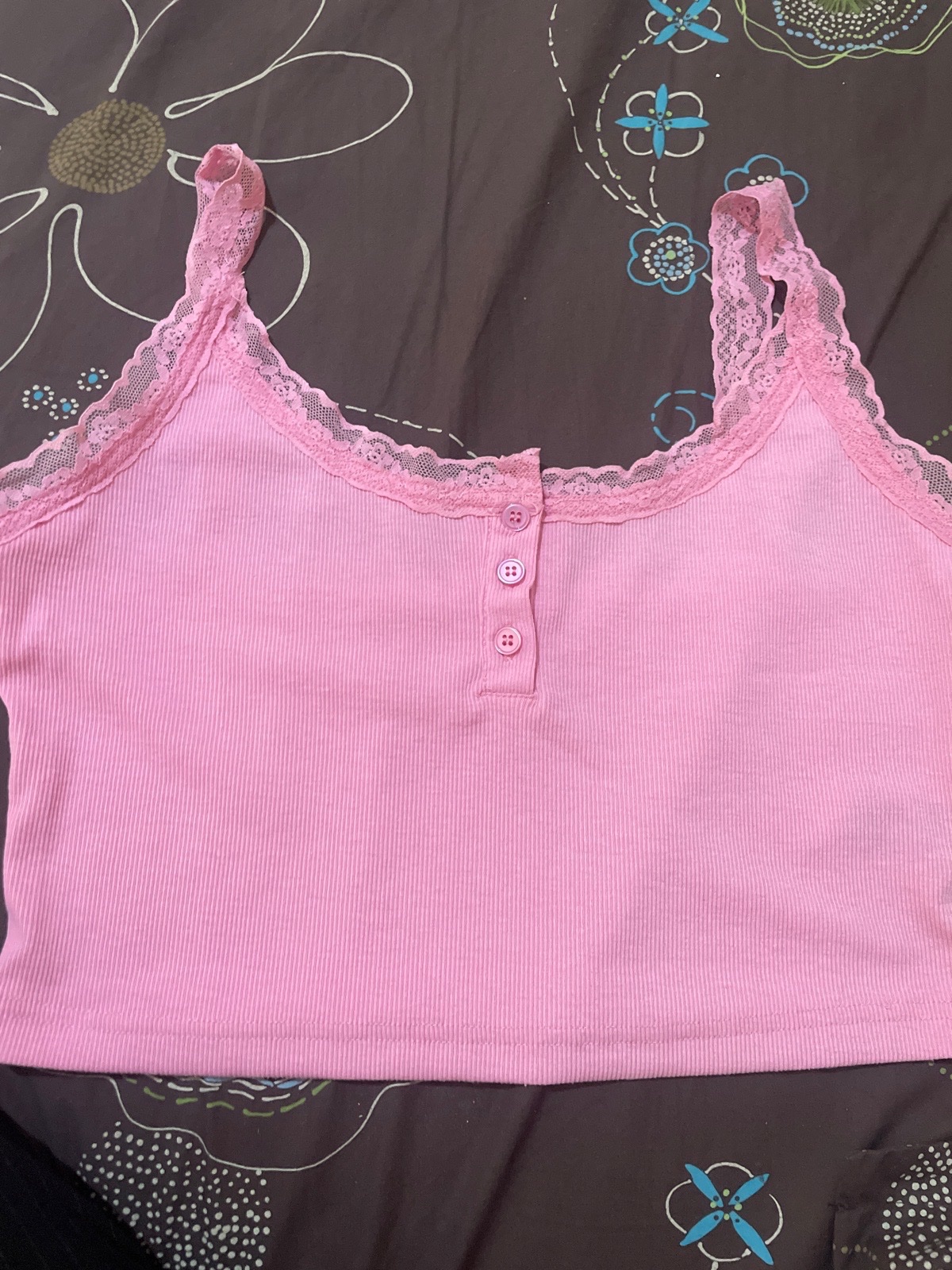 Top rose taille XL