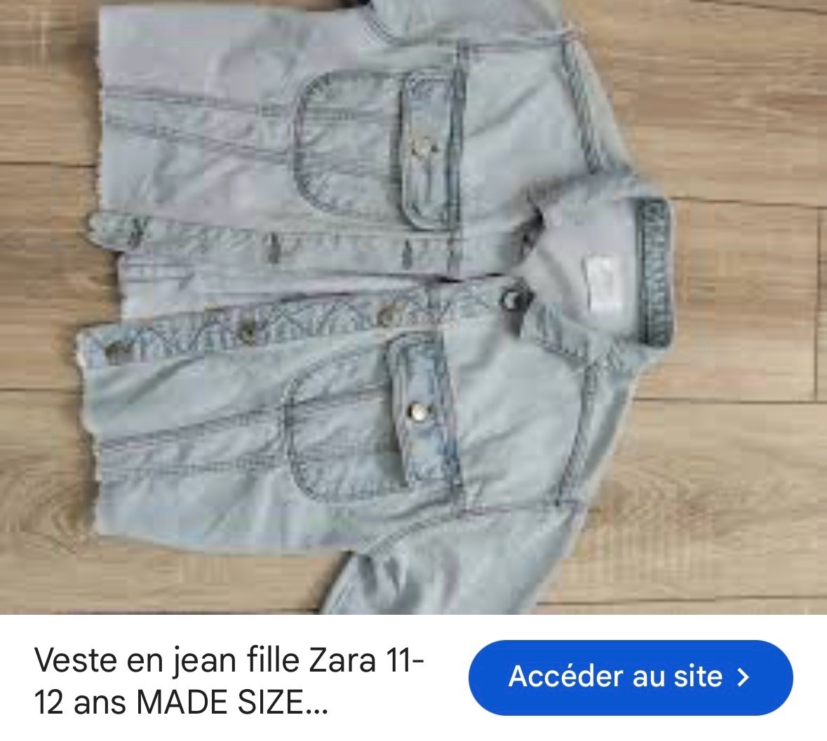 Veste en jean