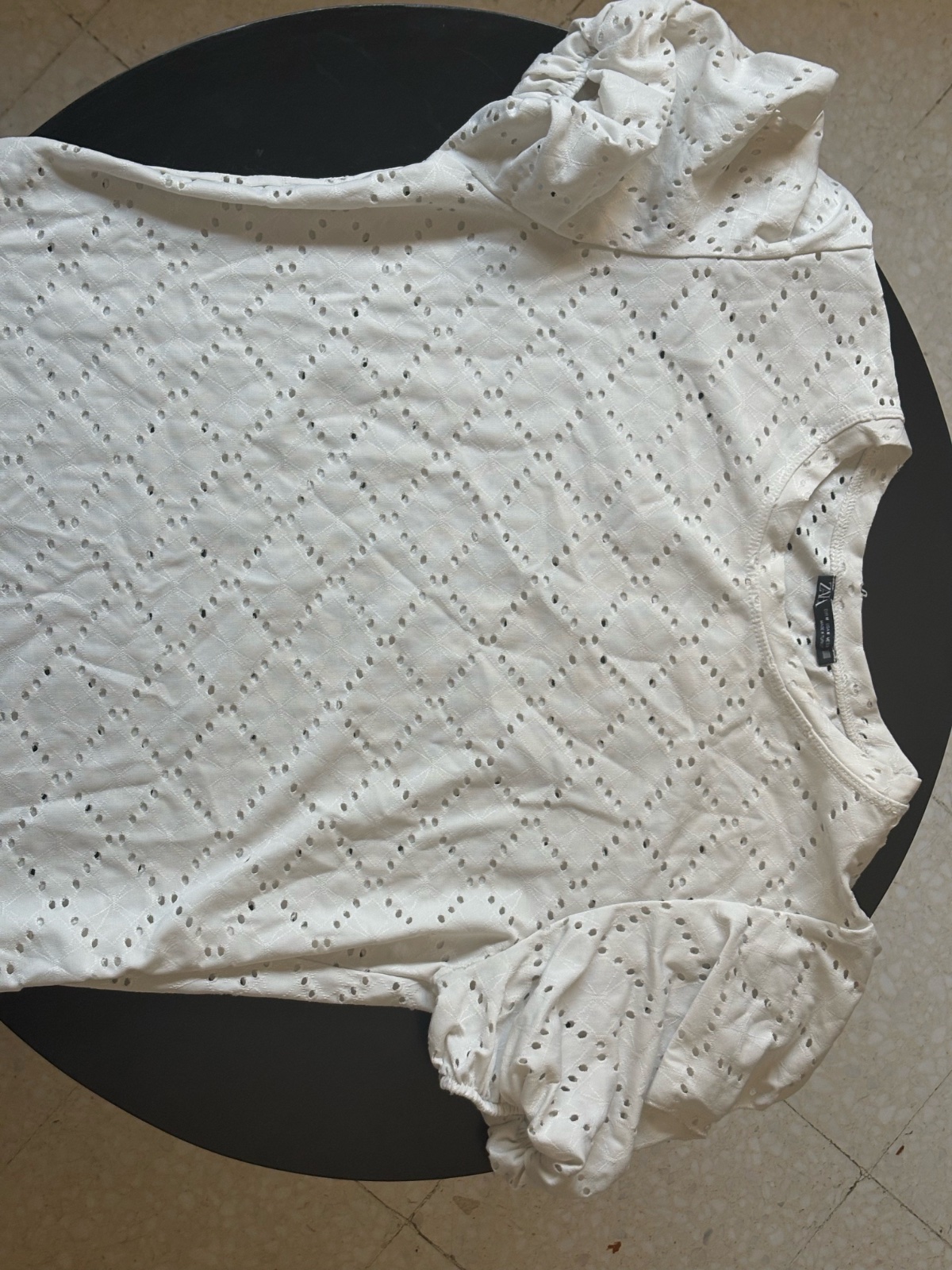 Pull zara blanc 