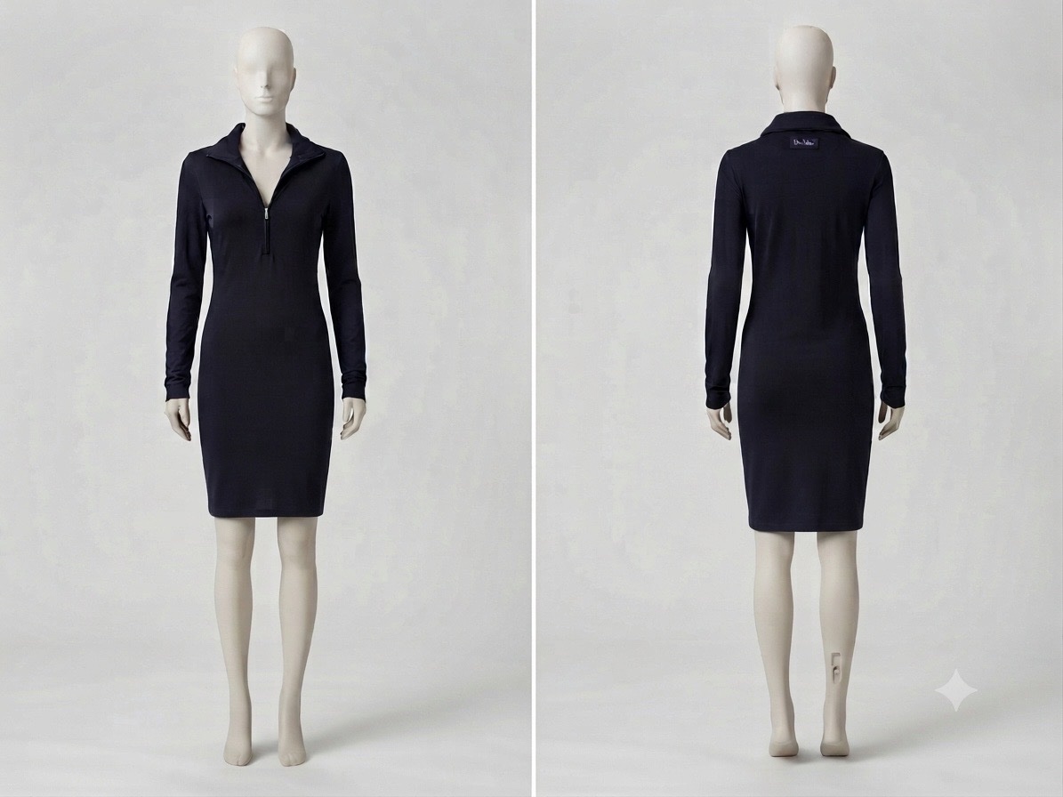 Robe bleue marine