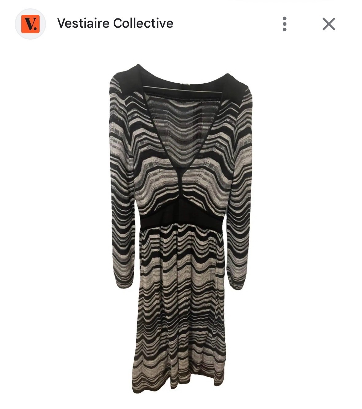 Robe noire et blanche